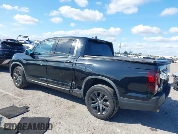 2022 Honda Ridgeline Sport with VIN 5FPYK3F15NB014541, listed as a IAAI auction lot 41514422 with 34,954 mi miles and . Bid and sale history available at DreamBid. Image 3.