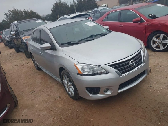 2014 Nissan Sentra SV with VIN 3N1AB7AP8EY240335, listed as a IAAI auction lot 41425022 with 120,418 mi miles. Bid and sale history available at carsss.com. Image 1.