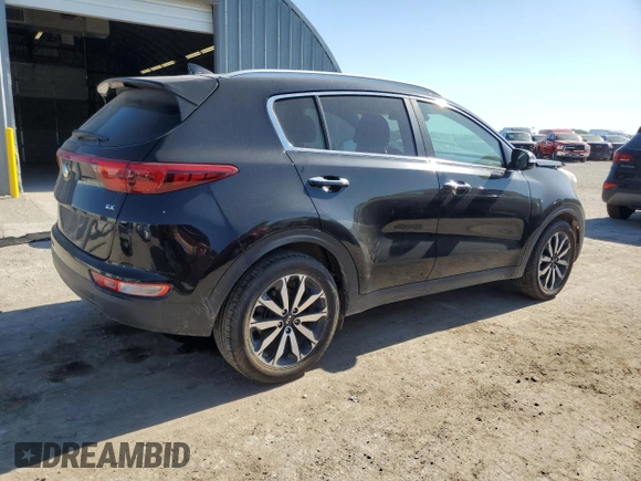 2018 Kia Sportage EX with VIN KNDPN3AC1J7384535, listed as a Copart auction lot 56664255 with 109,560 mi miles and Salvage title. Bid and sale history available at DreamBid. Image 3.