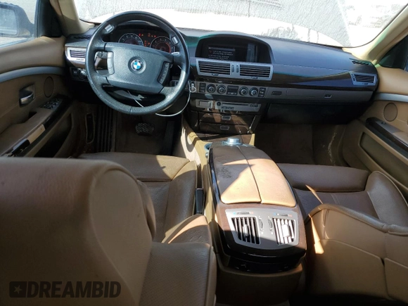 2007 BMW 7 Series 750i with VIN WBAHL83557DT09205, listed as a Copart auction lot 83580374 with 150,334 mi miles and Clean title. Bid and sale history available at DreamBid. Image 8.