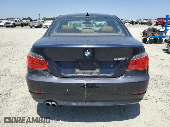 2008 BMW 5 Series 528i with VIN WBANU53548C112144, listed as a Copart auction lot 61643135 with 223,189 mi miles and Clean title. Bid and sale history available at DreamBid. Image 6.