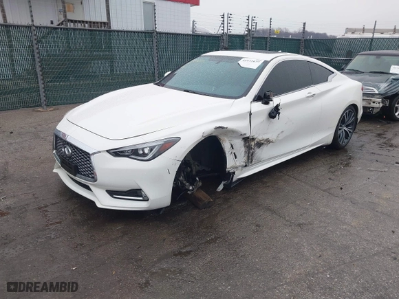 2017 Infiniti Q60 Sport with VIN JN1EV7EL3HM554322, listed as a IAAI auction lot 41472077 with 67,343 mi miles. Bid and sale history available at carsss.com. Image 19.