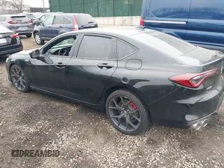 2023 Acura TLX Type S with VIN 19UUB7F97PA004000, listed as a IAAI auction lot 41313294 with 12,000 mi miles and . Bid and sale history available at DreamBid. Image 3.