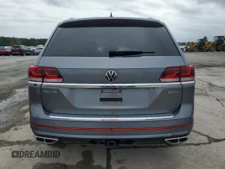 2022 Volkswagen Atlas 3.6L V6 SEL R-Line with VIN 1V2AR2CA7NC517861, listed as a Copart auction lot 47723674 with 14,311 mi miles and Salvage Title. Bid and sale history available at carsss.com. Image 6.