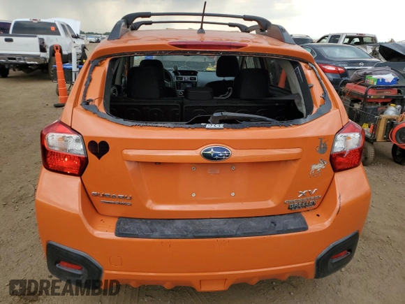 2015 Subaru Crosstrek Premium with VIN JF2GPADC9F8273051, listed as a Copart auction lot 64081215 with 100,880 mi miles and Salvage title. Bid and sale history available at DreamBid. Image 6.