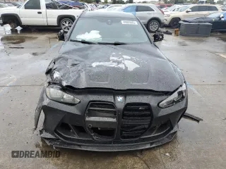 2025 BMW M4 Competition xDrive with VIN WBS33HK06SCS38526, listed as a Copart auction lot 49009085 with 3,487 mi miles and Salvage Title. Bid and sale history available at carsss.com. Image 5.