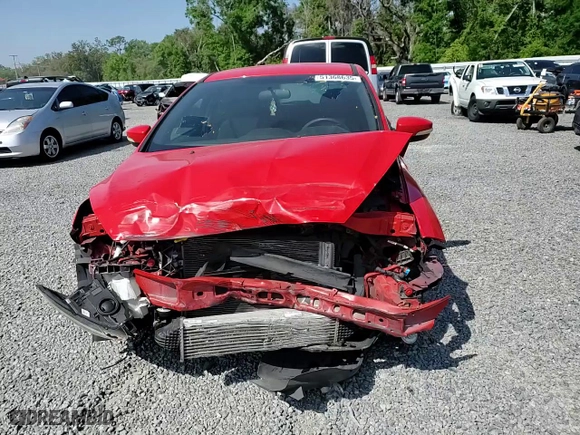 2017 Ford Focus ST with VIN 1FADP3L95HL333884, listed as a Copart auction lot 51368635 with 92,350 mi miles and Salvage Title. Bid and sale history available at carsss.com. Image 11.