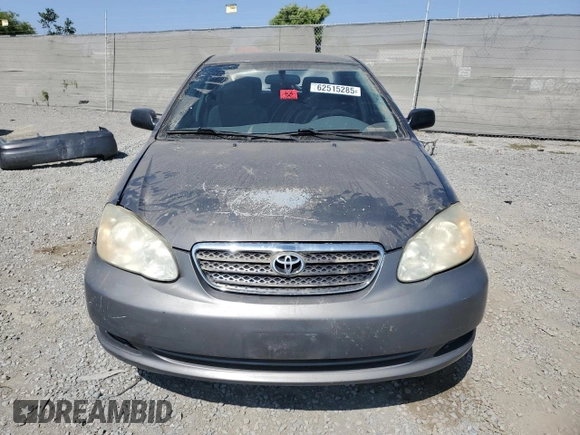 2005 Toyota Corolla CE with VIN 1NXBR32E75Z368700, listed as a Copart auction lot 62515285 with 227,776 mi miles and Salvage title. Bid and sale history available at DreamBid. Image 5.