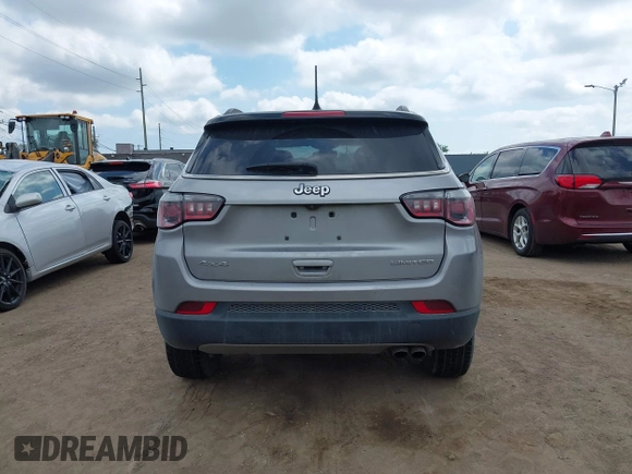 2018 Jeep Compass Limited with VIN 3C4NJDCB9JT267021, listed as a IAAI auction lot 42270830 with 82,437 mi miles and . Bid and sale history available at DreamBid. Image 16.