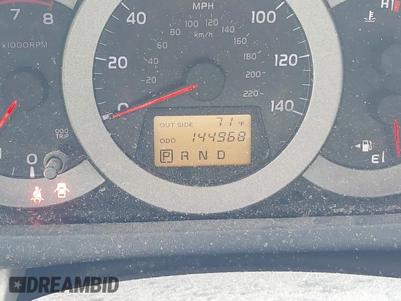2008 Toyota RAV4 with VIN JTMZD35V685098709, listed as a IAAI auction lot 41402372 with 144,968 mi miles. Bid and sale history available at carsss.com. Image 7.