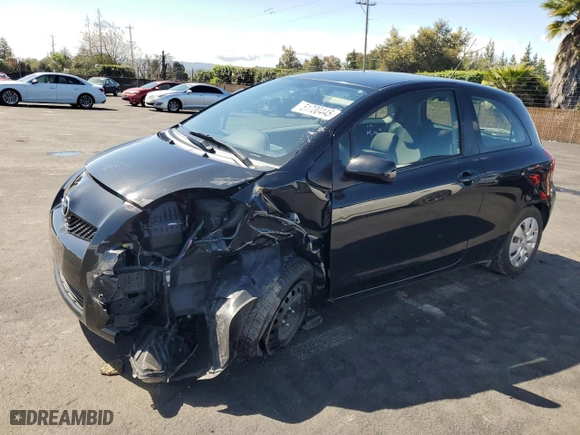 2009 Toyota Yaris with VIN JTDJT903495245359, listed as a Copart auction lot 51700445 with 99,378 mi miles and Salvage Title. Bid and sale history available at carsss.com. Image 1.