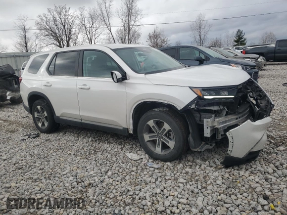 2023 Honda Pilot EX-L 7 Passenger with VIN 5FNYG1H59PB032798, listed as a Copart auction lot 83746674 with 36,806 mi miles and Salvage Title. Bid and sale history available at carsss.com. Image 4.