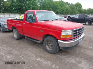 1996 Ford F-150 with VIN 1FTEF15Y8TLB41779, listed as a IAAI auction lot 42343084 with 201,277 mi miles and . Bid and sale history available at DreamBid. Image 1.