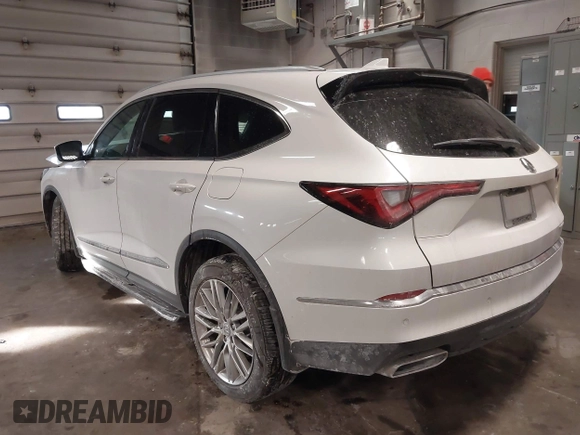 2023 Acura MDX w/Advance Package with VIN 5J8YE1H88PL006479, listed as a IAAI auction lot 41386253 with 28,729 mi miles. Bid and sale history available at carsss.com. Image 3.