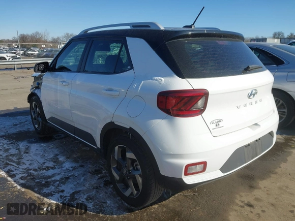 2024 Hyundai Venue SEL with VIN KMHRC8A30RU283085, listed as a IAAI auction lot 41366495 with 22,295 mi miles and . Bid and sale history available at DreamBid. Image 3.