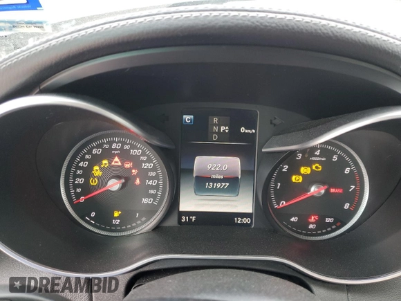 2016 Mercedes-Benz C 300 z VIN 55SWF4JBXGU172322, wystawiony jako Copart lot #41702295 z przebiegiem 131 977 mil mil oraz Szkoda całkowita • Salvage title. Historia ofert i sprzedaży dostępna na DreamBid. Obrazek 9.
