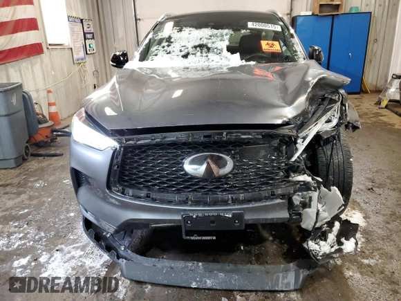 2021 Infiniti QX50 Luxe z VIN 3PCAJ5BBXMF124250, wystawiony jako Copart lot #42000515 z przebiegiem 39 209 mil mil oraz Szkoda całkowita • Salvage title. Historia ofert i sprzedaży dostępna na DreamBid. Obrazek 5.