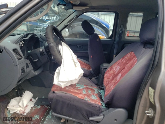 2004 Nissan Frontier 2WD XE Desert Runner with VIN 1N6ED26T44C404329, listed as a Copart auction lot 46780245 with 0 mi miles and Salvage Title. Bid and sale history available at carsss.com. Image 7.