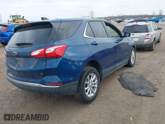 2020 Chevrolet Equinox LT with VIN 2GNAXJEV4L6285556, listed as a IAAI auction lot 42075309 with 28,268 mi miles and . Bid and sale history available at DreamBid. Image 4.