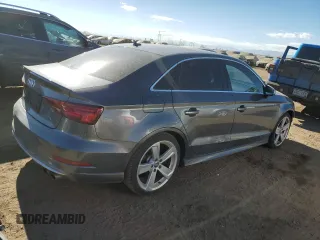 2017 Audi S3 Premium Plus with VIN WAUB1GFF0H1012582, listed as a Copart auction lot 43640435 with 65,254 mi miles and Salvage Title. Bid and sale history available at carsss.com. Image 3.