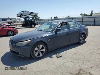 2007 BMW 5 Series 525i z VIN WBANE535X7B992641, wystawiony jako Copart lot #59057585 z przebiegiem Nie podano mil oraz Czysty tytuł • Clean title. Historia ofert i sprzedaży dostępna na DreamBid. Obrazek 1.