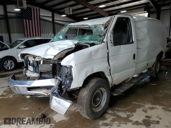 2012 Ford Econoline Cargo Recreational with VIN 1FTNE2EW9CDA33480, listed as a Copart auction lot 62458175 with Not provided miles and Salvage title. Bid and sale history available at DreamBid. Image 1.