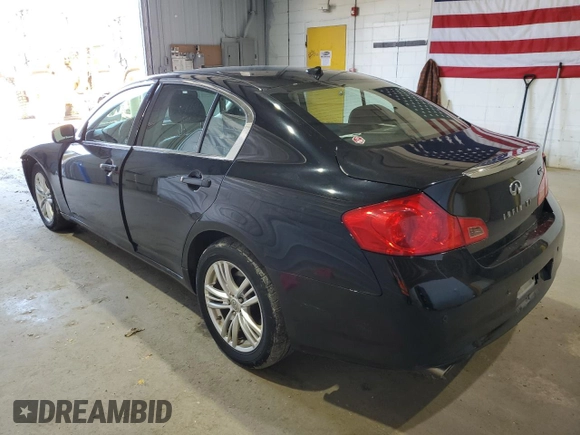 2010 Infiniti G37 x with VIN JN1CV6AR5AM250393, listed as a Copart auction lot 49869395 with 206,803 mi miles and Salvage Title. Bid and sale history available at DreamBid. Image 2.