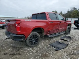 2022 Chevrolet Silverado 1500 LT Trail Boss with VIN 1GCPYFED7NZ131449, listed as a Copart auction lot 46093925 with 62,571 mi miles and Salvage Title. Bid and sale history available at DreamBid. Image 3.