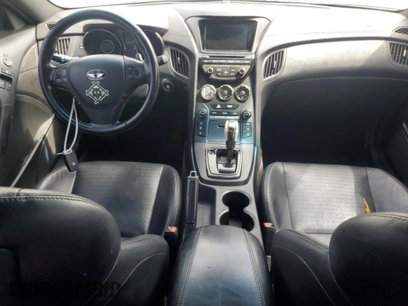 2013 Hyundai Genesis Coupe Grand Touring with VIN KMHHU6KJ6DU104759, listed as a Copart auction lot 54360995 with Not provided miles and Salvage title. Bid and sale history available at DreamBid. Image 8.