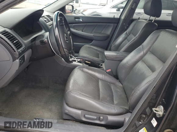 2005 Honda Accord EX-L z VIN 1HGCM66575A000880, wystawiony jako Copart lot #57584165 z przebiegiem 187 108 mil mil oraz Szkoda całkowita • Salvage title. Historia ofert i sprzedaży dostępna na DreamBid. Obrazek 7.