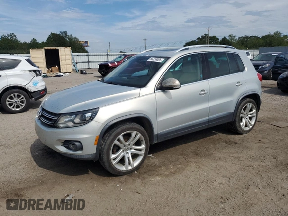 2013 Volkswagen Tiguan S with VIN WVGAV3AX5DW559383, listed as a Copart auction lot 66356005 with 117,271 mi miles and Clean title. Bid and sale history available at DreamBid. Image 1.