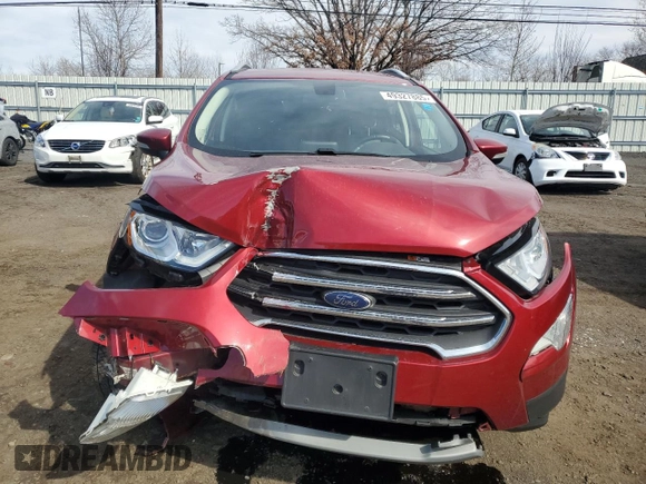 2021 Ford EcoSport Titanium z VIN MAJ6S3KL9MC395397, wystawiony jako Copart lot #49327885 z przebiegiem 46 786 mil mil oraz Szkody całkowita. Historia ofert i sprzedaży dostępna na DreamBid. Obrazek 5.