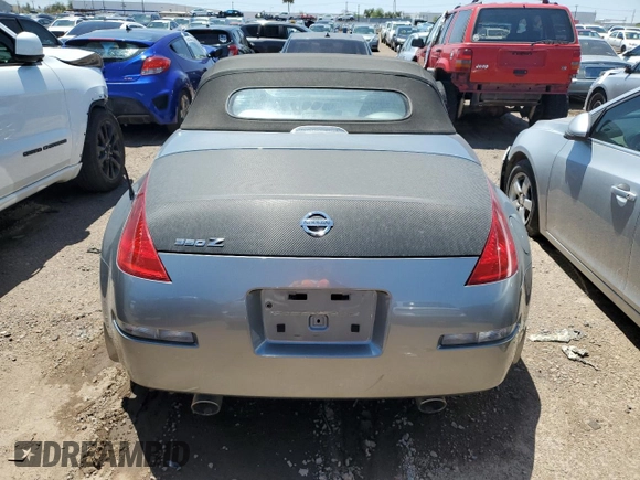 2005 Nissan 350Z Touring with VIN JN1AZ36A45M752783, listed as a Copart auction lot 52625065 with 56,385 mi miles and Clean title. Bid and sale history available at DreamBid. Image 6.