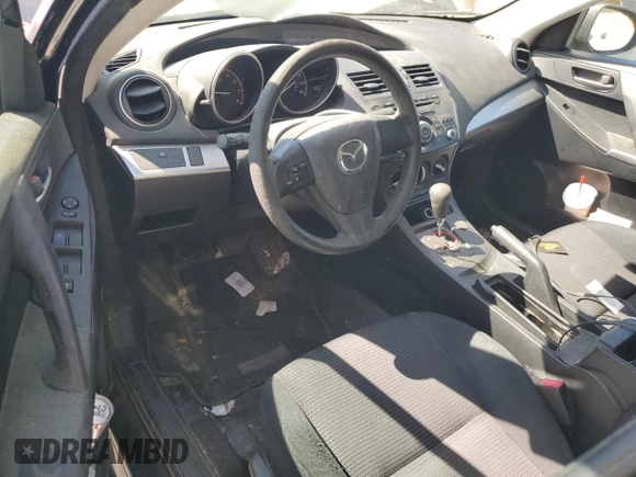 2013 Mazda 3 i SV with VIN JM1BL1TF1D1729453, listed as a Copart auction lot 50453525 with 175,441 mi miles and Salvage title. Bid and sale history available at DreamBid. Image 8.