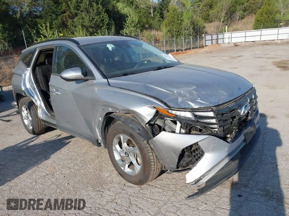 2024 Hyundai Tucson SEL with VIN 5NMJBCDE6RH305280, listed as a IAAI auction lot 42017484 with 43,149 mi miles. Bid and sale history available at carsss.com. Image 1.