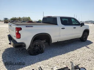 2022 Chevrolet Silverado 1500 Custom Trail Boss with VIN 3GCPYCEL8NG123561, listed as a Copart auction lot 49740345 with 34,837 mi miles and Salvage Title. Bid and sale history available at DreamBid. Image 3.