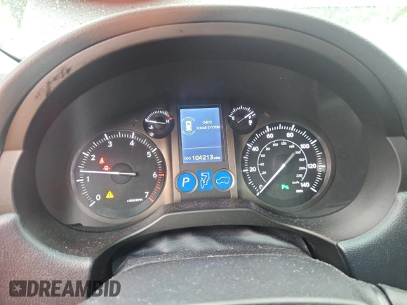 2017 Lexus GX 460 with VIN JTJBM7FX2H5149791, listed as a Copart auction lot 60327735 with 104,213 mi miles and Salvage title. Bid and sale history available at DreamBid. Image 9.