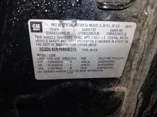 2009 Saturn VUE XE with VIN 3GSDL43N79S646315, listed as a IAAI auction lot 41737209 with 114,978 mi miles. Bid and sale history available at carsss.com. Image 9.