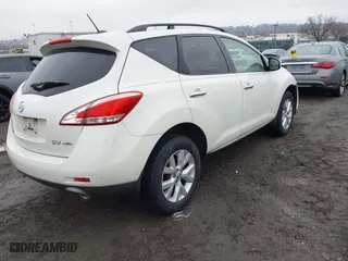 2011 Nissan Murano SV with VIN JN8AZ1MWXBW186293, listed as a IAAI auction lot 41477934 with 92,729 mi miles. Bid and sale history available at carsss.com. Image 4.