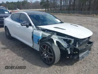 2022 Kia Stinger GT2 with VIN KNAE55LC9N6104613, listed as a IAAI auction lot 41707620 with 31,589 mi miles and . Bid and sale history available at DreamBid. Image 1.