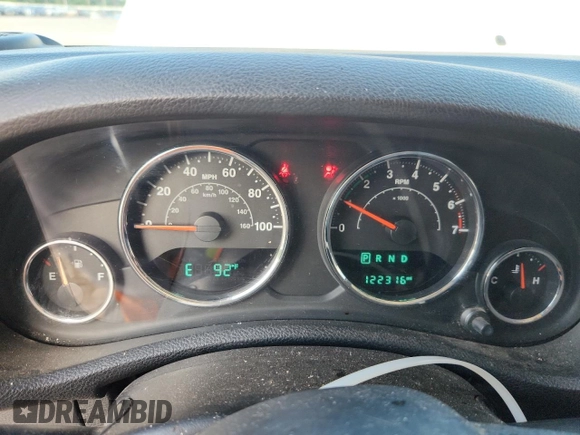 2016 Jeep Wrangler Unlimited Sport с VIN 1C4BJWDG1GL126649, выставлен на аукционе Copart как лот 62569265 с пробегом 122 316 миль миль и Списание • Salvage title. История ставок и продаж доступна на DreamBid. Изображение 9.