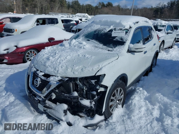 2017 Nissan Rogue S with VIN KNMAT2MV9HP530645, listed as a IAAI auction lot 41544319 with 82,755 mi miles. Bid and sale history available at carsss.com. Image 17.