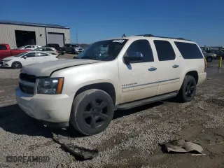 2012 Chevrolet Suburban LTZ with VIN 1GNSKKE78CR267432, listed as a Copart auction lot 46354175 with 228,321 mi miles and Salvage Title. Bid and sale history available at carsss.com. Image 1.
