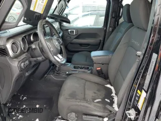 2020 Jeep Wrangler Unlimited Sahara with VIN 1C4HJXEN5LW175293, listed as a Copart auction lot 84474054 with Not provided miles and Clean title. Bid and sale history available at DreamBid. Image 7.
