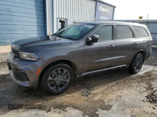 2021 Dodge Durango SXT Plus with VIN 1C4RDHAG1MC762196, listed as a Copart auction lot 51106245 with 60,539 mi miles and Clean Title. Bid and sale history available at DreamBid. Image 1.