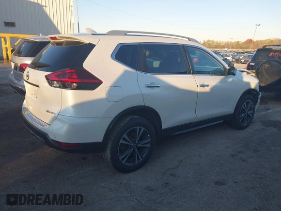 2019 Nissan Rogue SL with VIN 5N1AT2MV0KC841763, listed as a IAAI auction lot 40810670 with 54,315 mi miles and . Bid and sale history available at carsss.com. Image 4.