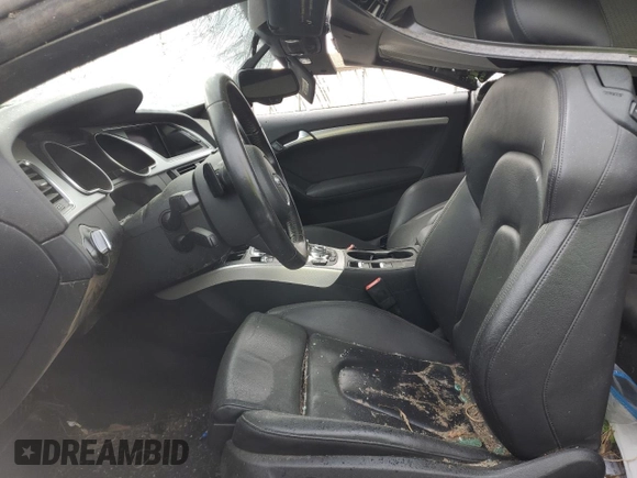 2016 Audi A5 Premium Plus with VIN WAUM2AFH4GN009521, listed as a Copart auction lot 50829865 with 111,379 mi miles and Salvage Title. Bid and sale history available at carsss.com. Image 7.
