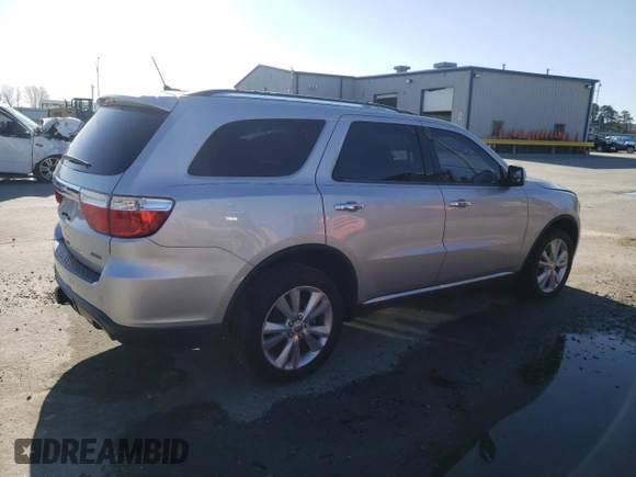 2013 Dodge Durango Crew with VIN 1C4SDHDT7DC539851, listed as a Copart auction lot 48538045 with Not Provided miles and Salvage Title. Bid and sale history available at carsss.com. Image 3.