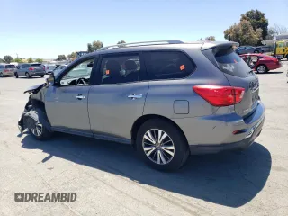 2018 Nissan Pathfinder SL with VIN 5N1DR2MN2JC640523, listed as a Copart auction lot 57519835 with 162,671 mi miles and Salvage title. Bid and sale history available at DreamBid. Image 2.