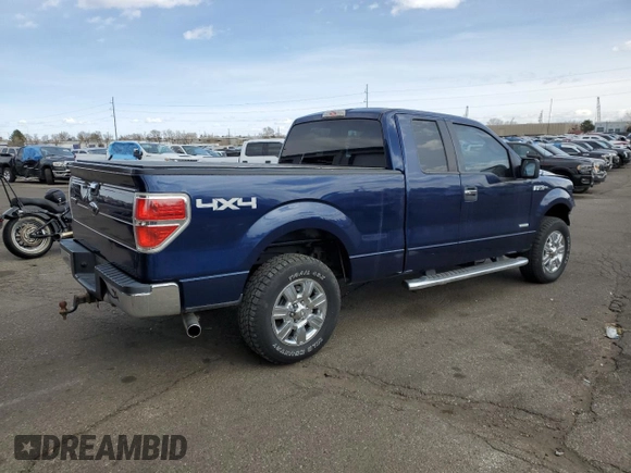 2012 Ford F-150 XL with VIN 1FTFX1ET6CFC59401, listed as a Copart auction lot 49691155 with 148,636 mi miles and Salvage Title. Bid and sale history available at carsss.com. Image 3.